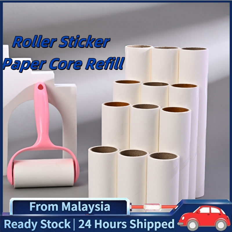 10/16/19/24CM Roller Sticker Paper Core Refill / Sticky Hair roller ...