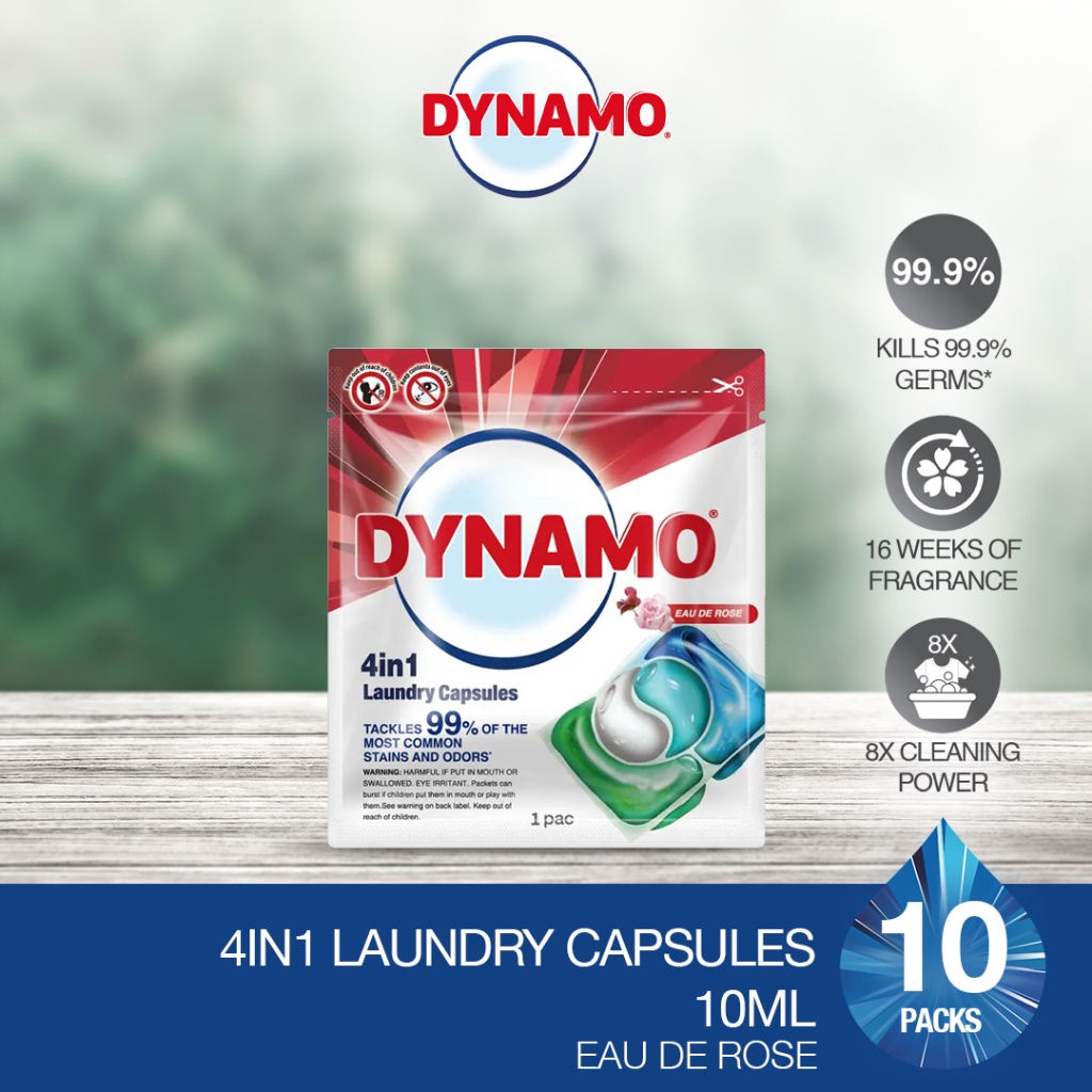 FREE GIFT DYNAMO 4in1 Laundry Capsules EAU DE Rose 10ml x 10 Pcs DO NOT PURCHASE Shopee Malaysia