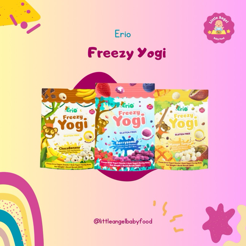 ERIO👉🏻Freezy Yogi baby snack untuk bayi 17 bulan ke atas (HALAL ...
