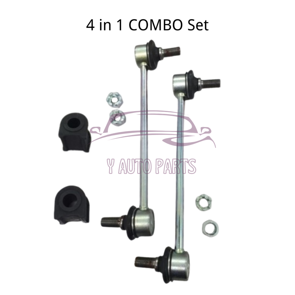[4 IN 1 COMBO SET] Front Absorber Link / Stabilizer Bush for Toyota ...