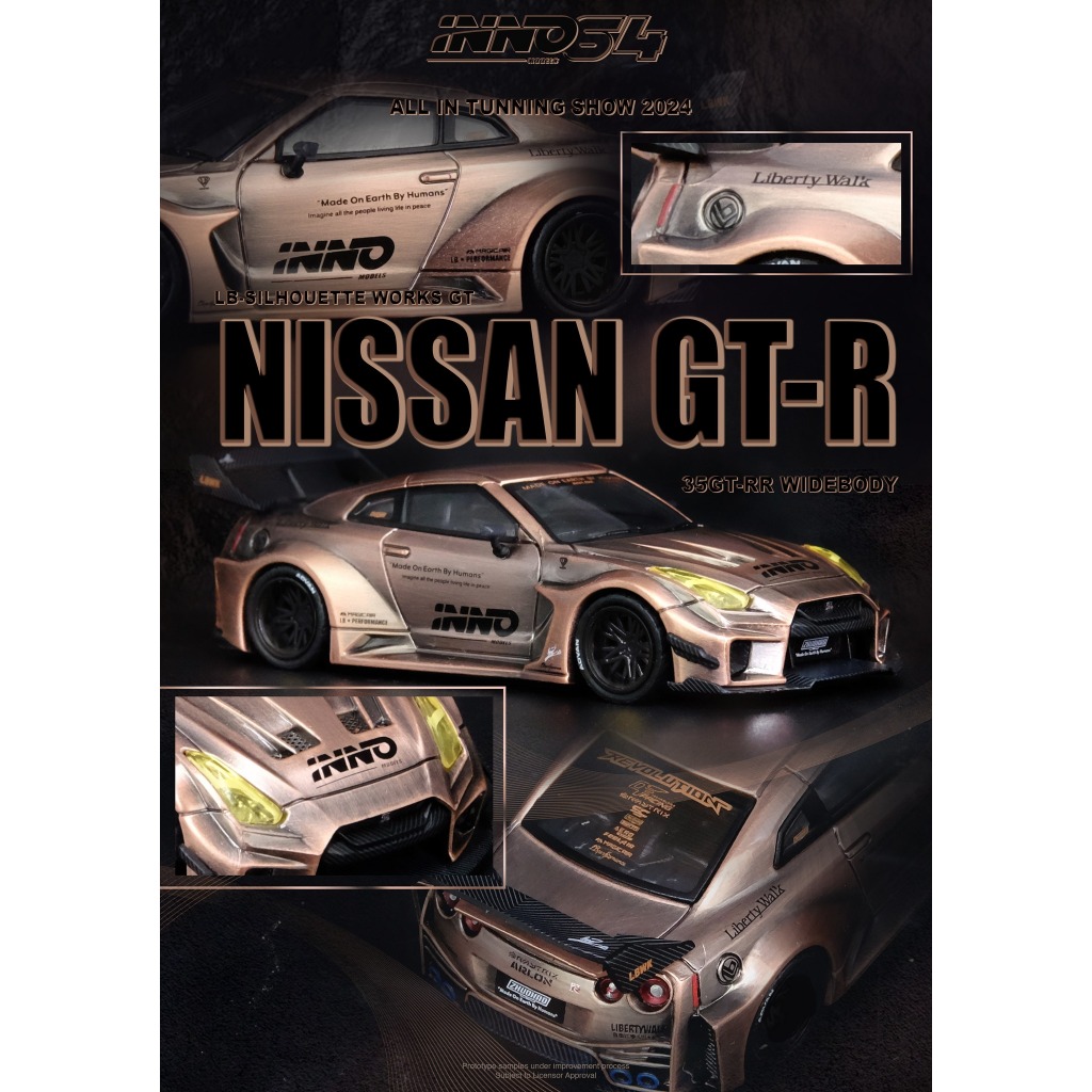Inno64 LB-Silhouette Works GT Nissan 35GT-RR Full Carbon Inno64 LB-Silhouette Works GT Nissan 35GT-RR Full Carbon
