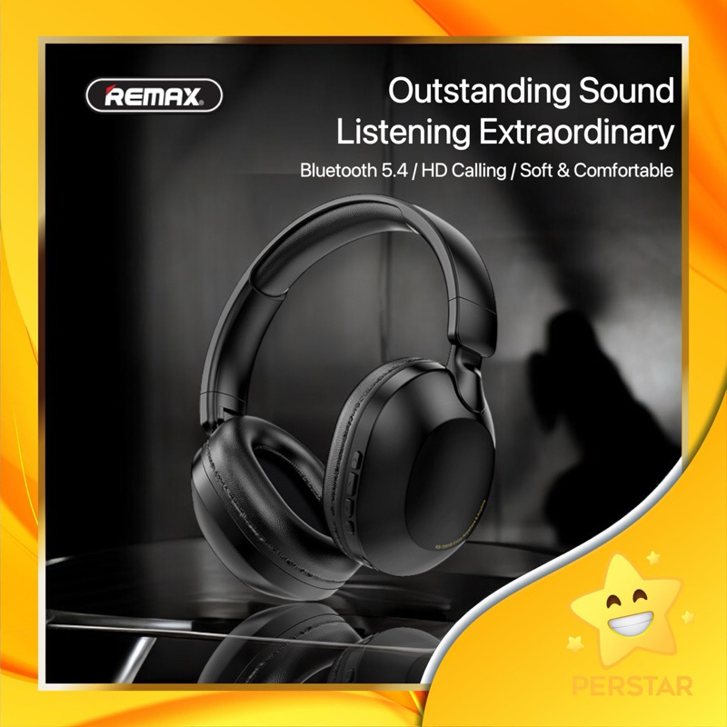 REMAX RB-705HB HD Call Bluetooth 5.4 Wireless Headphone Support TF Card ...