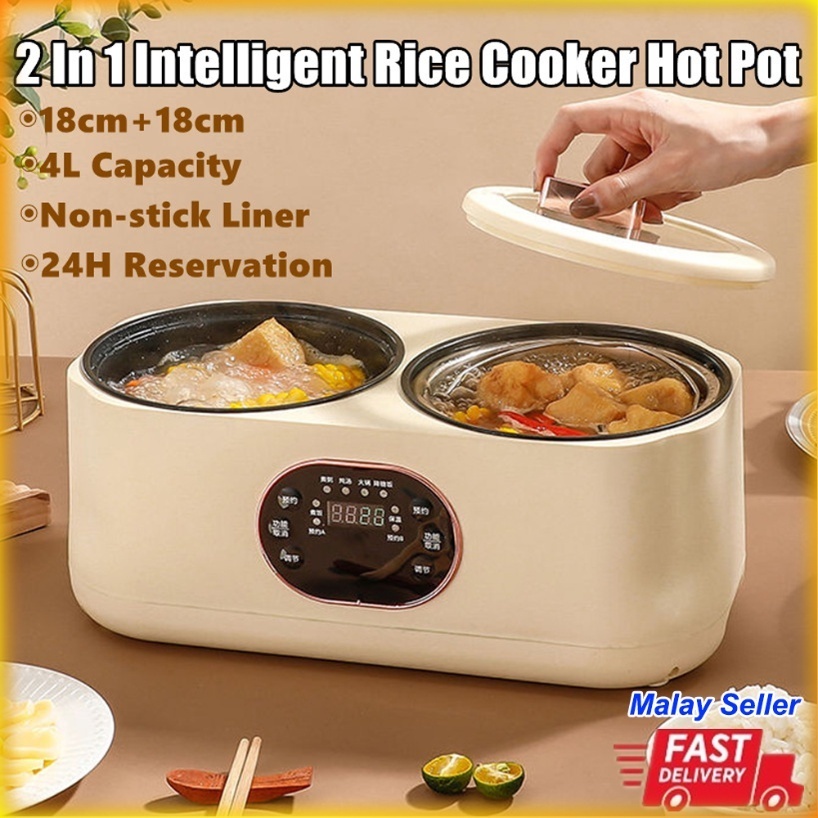 Double-gallbladder Rice Cooker Automatic Multi-Function Rice Electric ...