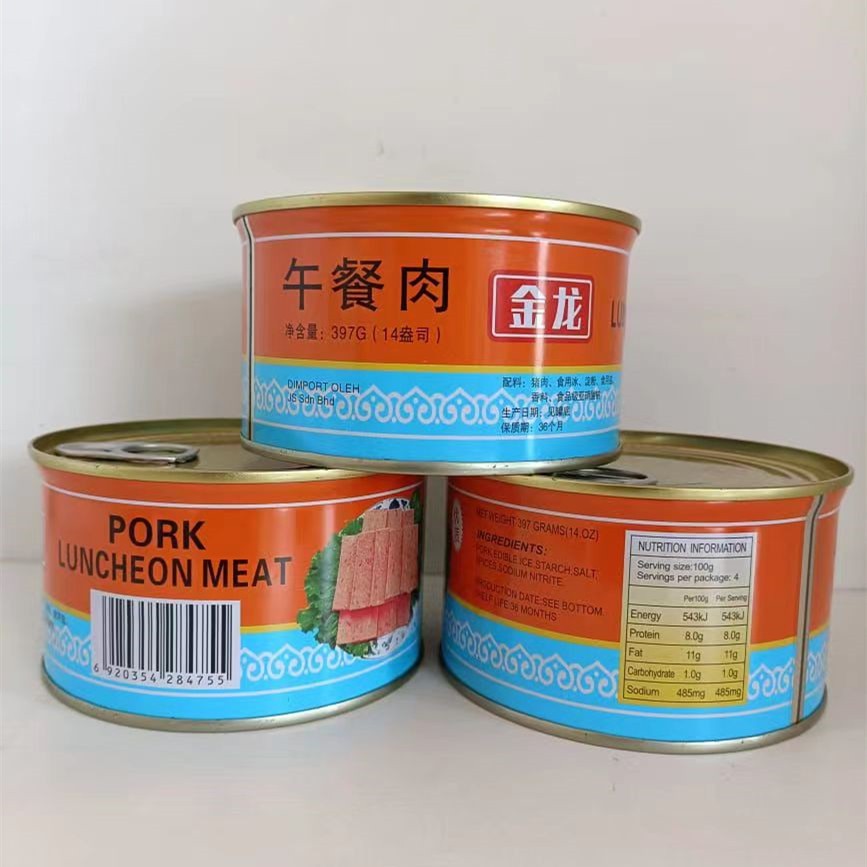 JINLONG LUNCHEON MEAT 397G 金龙午餐肉397克 | Shopee Malaysia