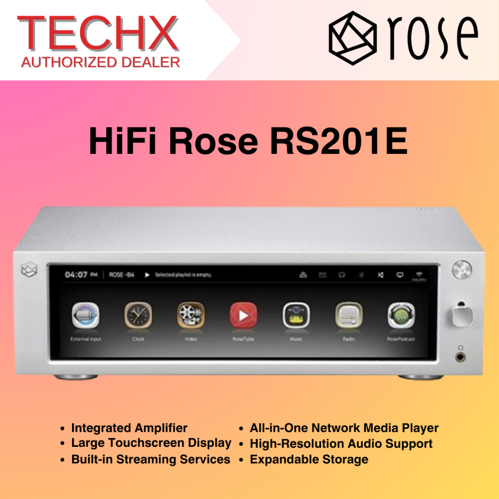 Hifi ROSE RS201E HiFi Network Media Player Shopee Malaysia