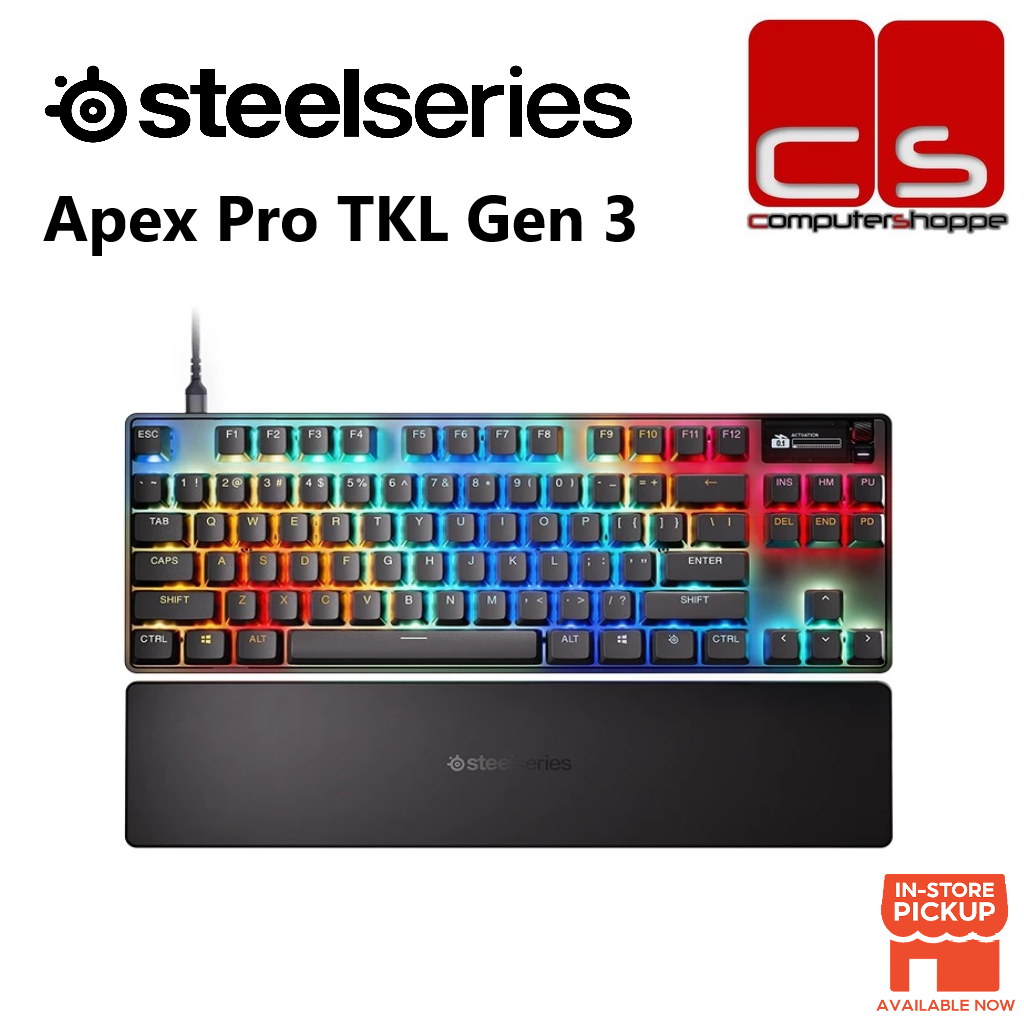 SteelSeries Apex Pro TKL Gen 3 RGB Omnipoint 3.0 Mechanical Gaming Keyboard Shopee Malaysia