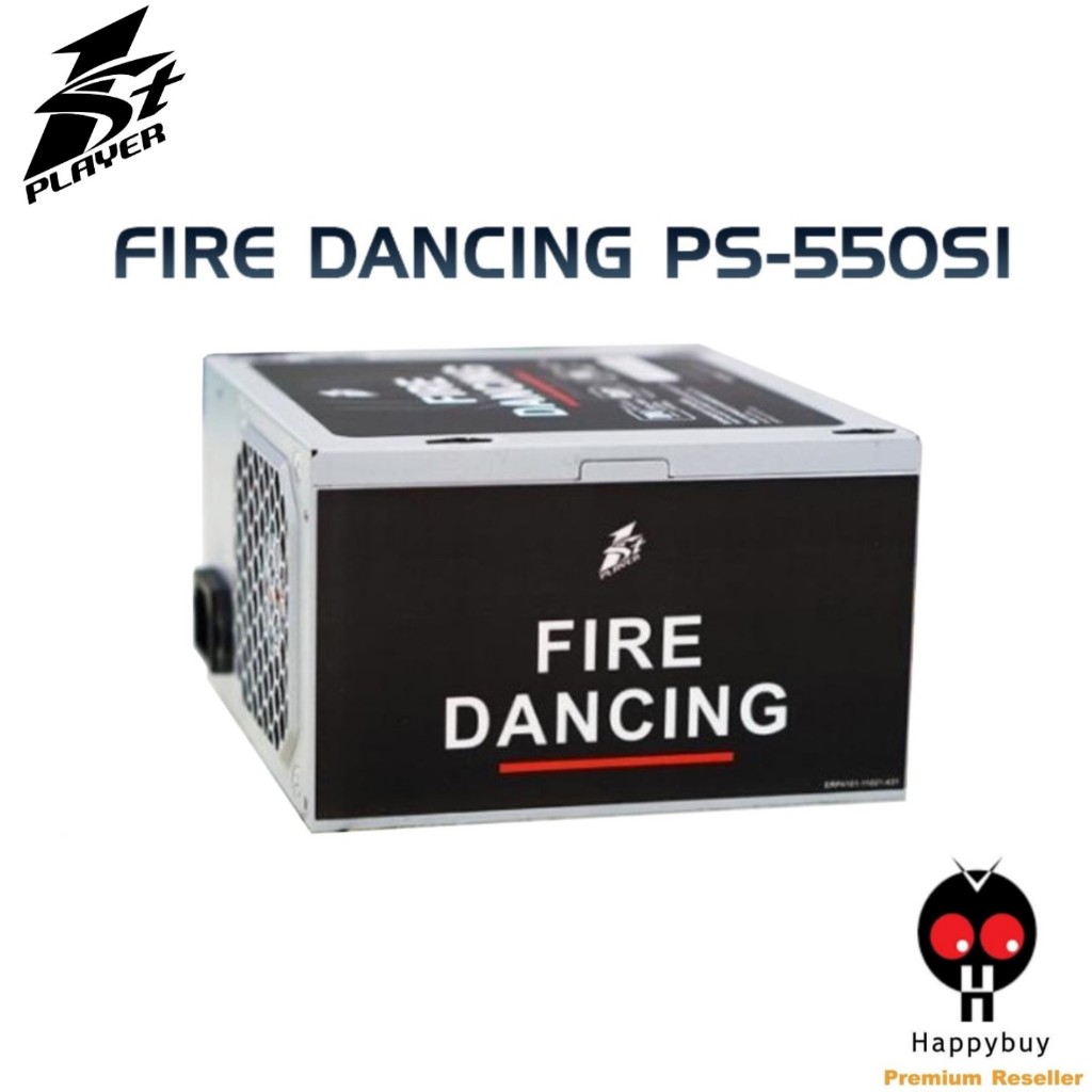 1st Player Fire Dancing (PS550SI) 550W ATX Power Supply Unit PSU