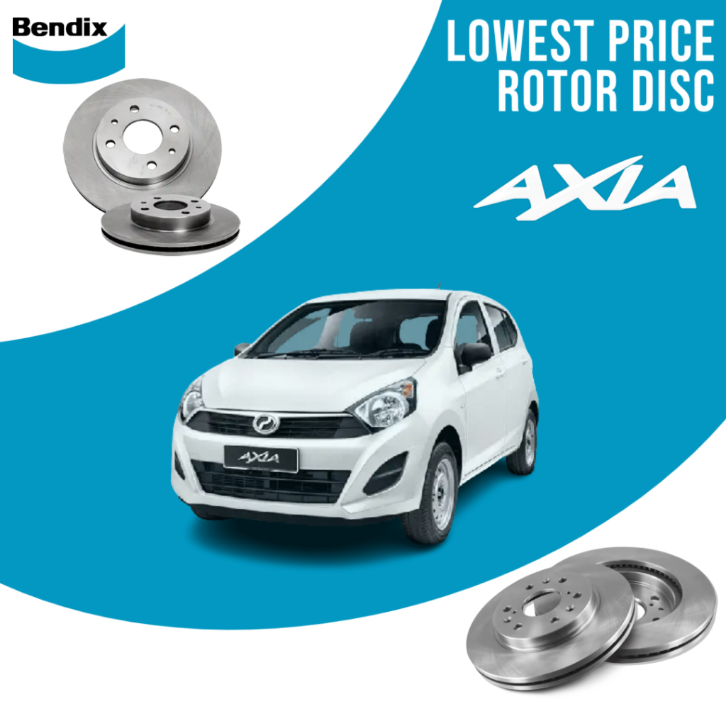 【SABAH】Original Bendix SwiftFit Front Disc Rotor for Proton FLX Perodua ...