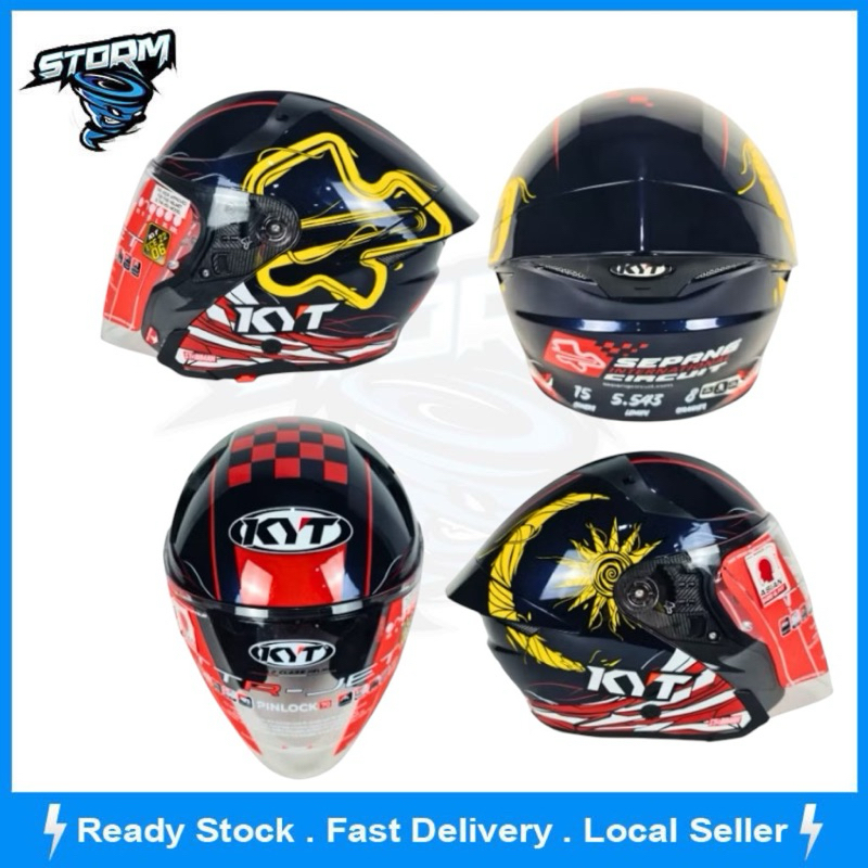 KYT TTR JET SEPANG INTERNATIONAL CIRCUIT LIMITED EDITION HELMET