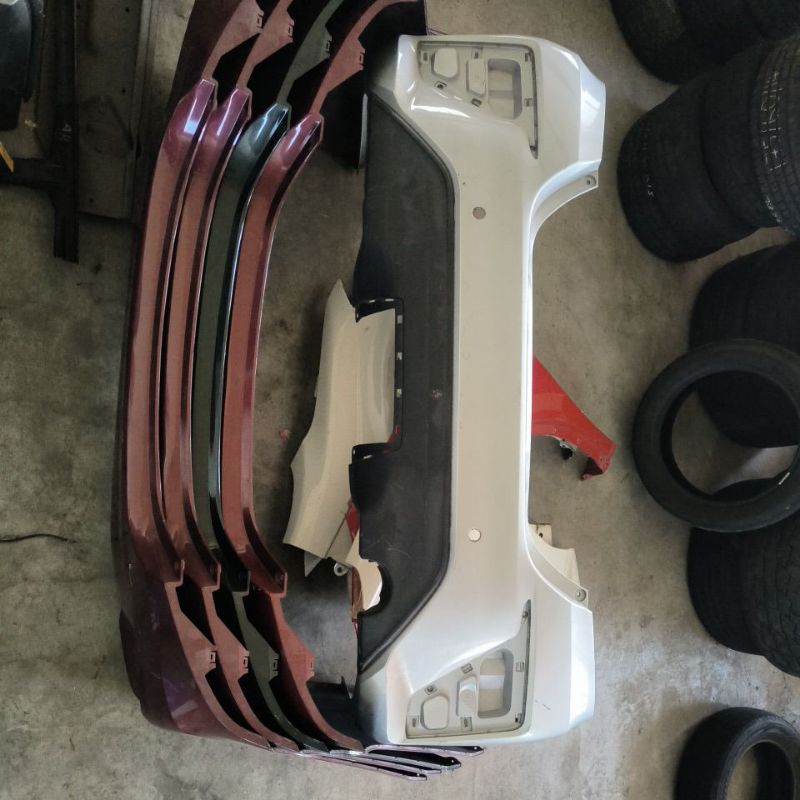 Perodua Bezza bumper 2021-2024 Rear bumper, Bampar Belakang Sila.tanya ...