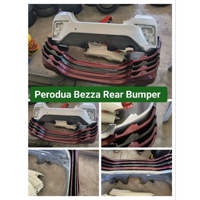 Perodua Bezza bumper 2021-2024 Rear bumper, Bampar Belakang Sila.tanya ...