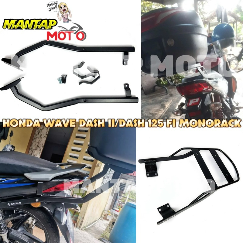 [ MONORACK HEAVY DUTY ] HONDA DASH125 / DASH125 FI / WAVE DASH 2 / WAVE ...