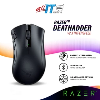 Razer DeathAdder V2 X HyperSpeed Ultra-Fast HYPERSPEED Wireless Ergonomic Gaming Mouse (RZ01-04130100-R3A1)