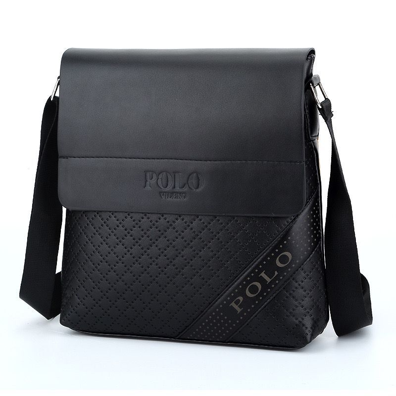 POLO SLING BAG POL002 Men Premium PU leather Multi Compartment Crossbody Sling Bag Shoulder bag Beg Lelaki kulit Shopee Malaysia