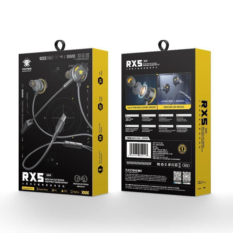 PLEXTONE RX5 New ModelTYPE-C Gaming Headphones In-Ear Headset for Mobile  Phone with Detachable Microphone Earphone | Shopee Malaysia