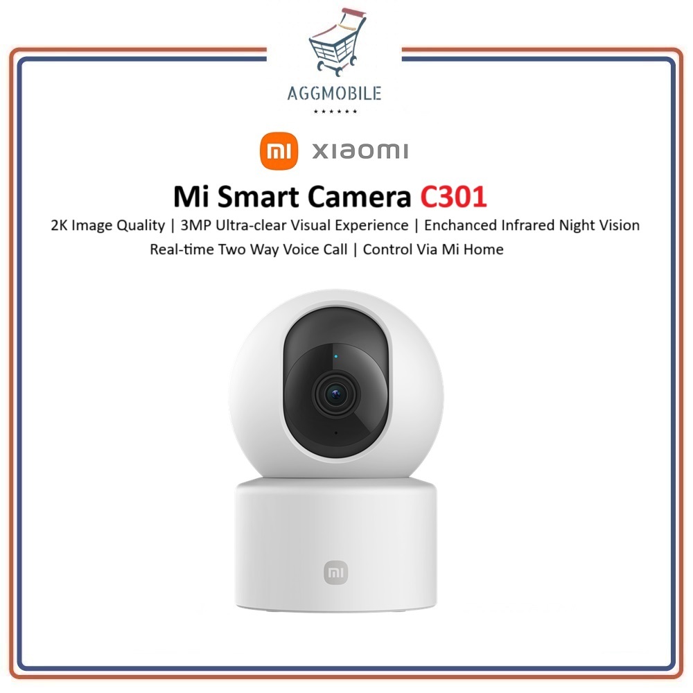 Xiaomi Mi Smart Camera C301 PTZ 2K 360° AI Human Detection HD Night ...