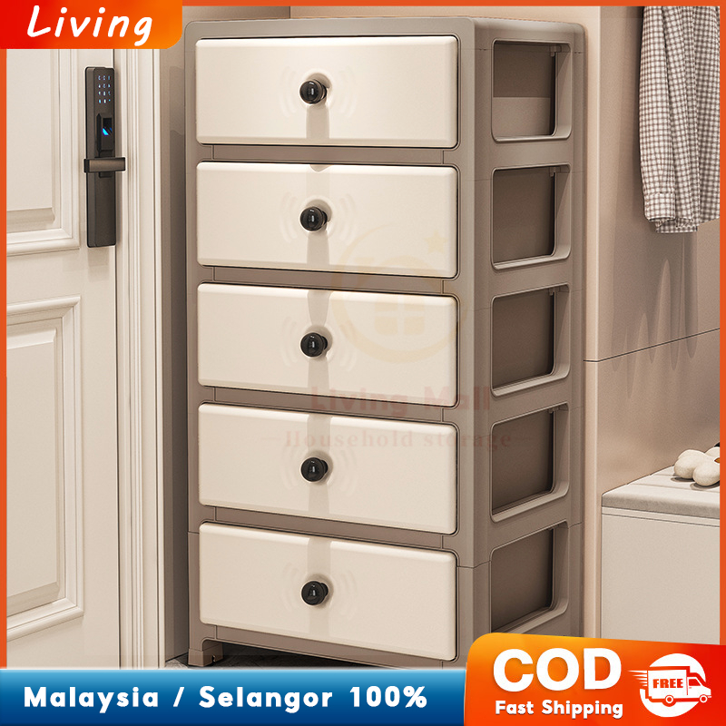 Drawer Storage Cabinet 35cm Multi Layer Storage Cabinet With Wheels ...