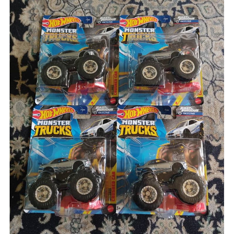 HOTWHEELS FAST AND FURIOUS NISSAN SKYLINE R34 MONSTER TRUCK Shopee