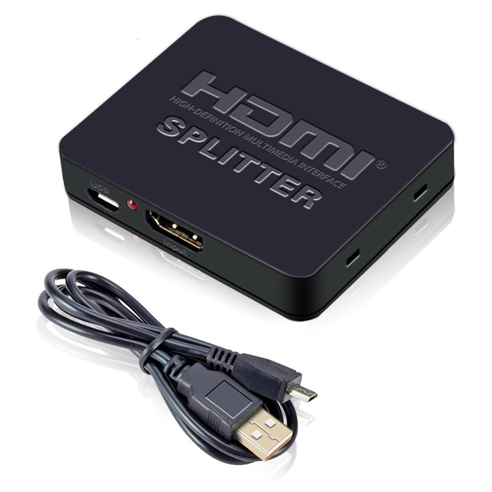 4K HDMI Splitter Full HD 1080p Video HDMI Switch Switcher 1X2 Split 1 ...