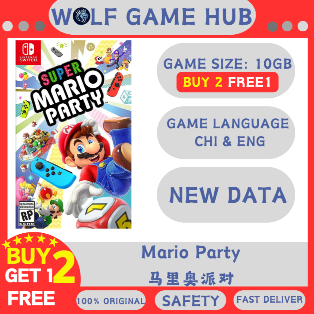 Mario Party BUY 2 FREE 1 (Nintendo switch) Digital Game Download ...