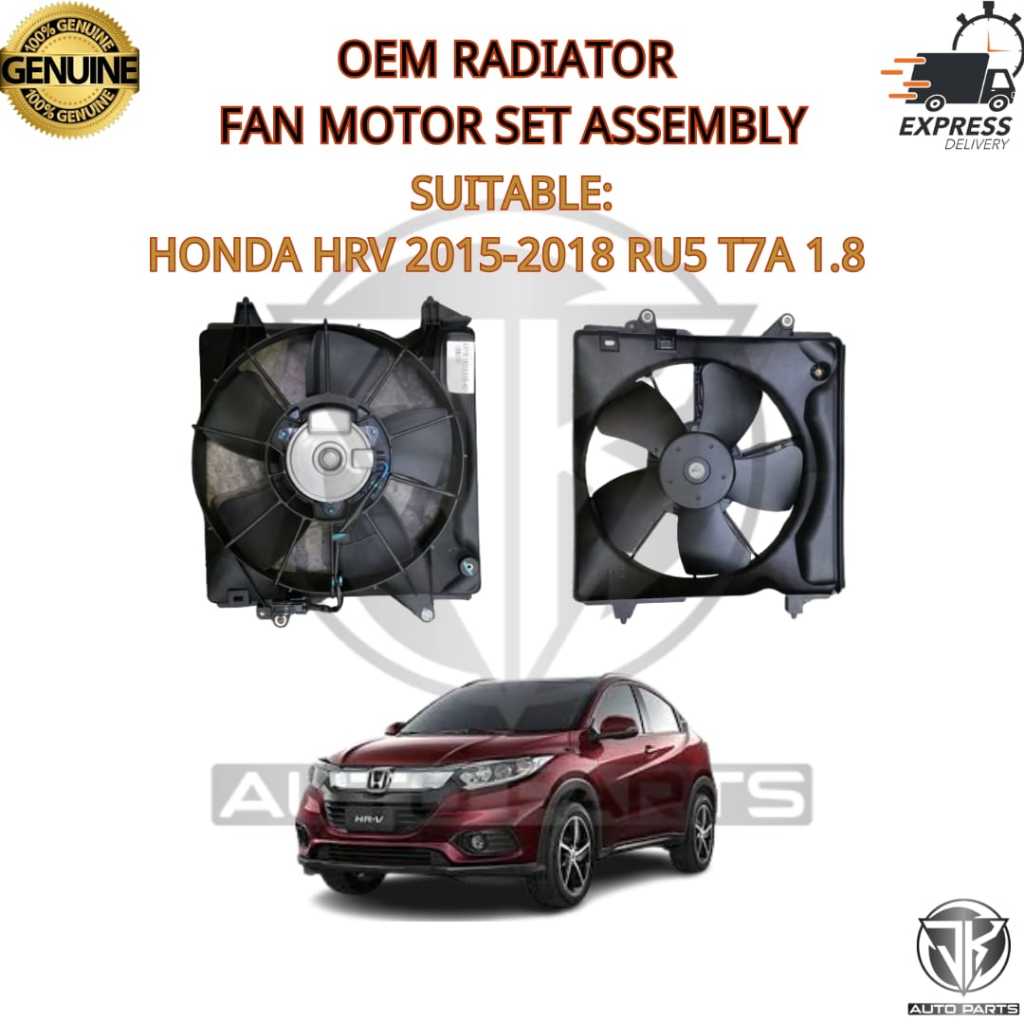 #OEM#RADIATOR FAN MOTOR SET ASSEMBLY (ND TYPE) HONDA HRV 2015-2018 RU5 ...