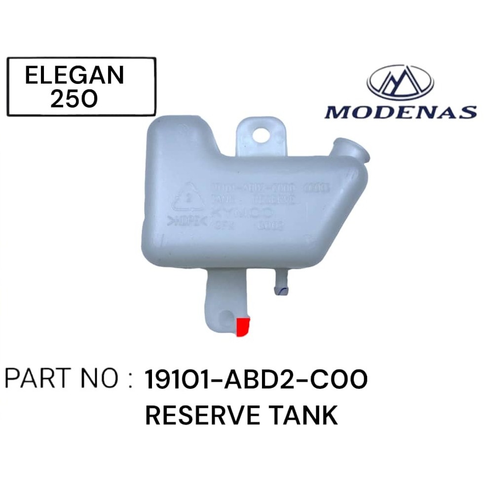 MODENAS ELEGAN 250 WATER COOLANT RADIATOR RESERVE SPARE TANK ORIGINAL ...