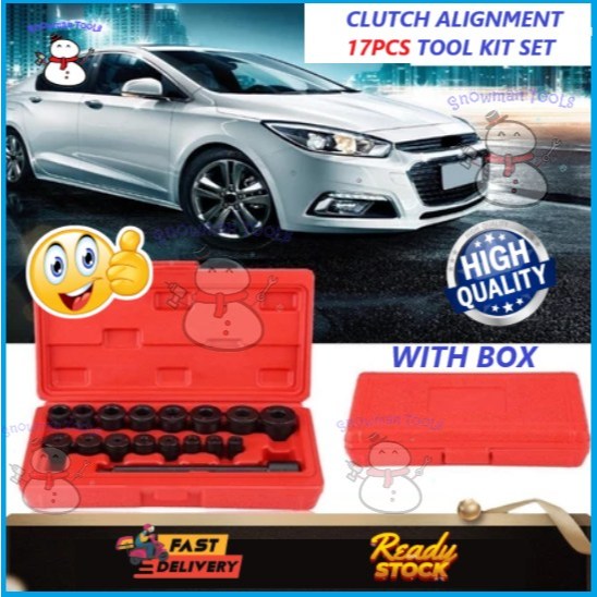 thumbnail image 2 of 17pc Universal Clutch Alignment Tool Set – Clutch Plate Aligner & Flywheel Pilot Hole Kit 2 of 4