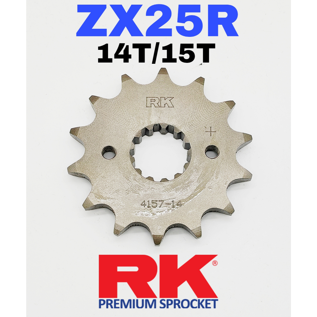 RK Sprocket Set Kawasaki ZX25R RK 520 KRX X-Ring Black / Gold