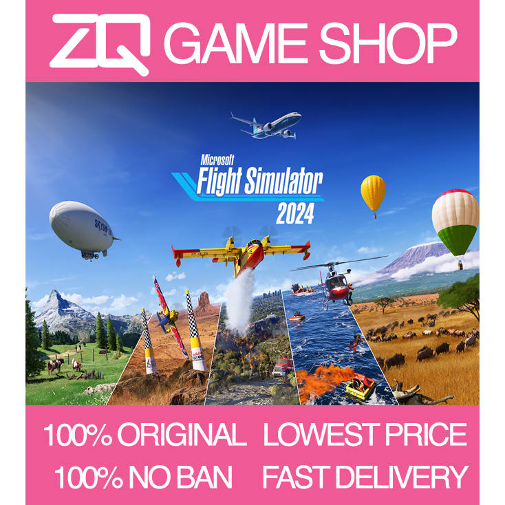 Microsoft Flight Simulator 2024 ZQ PC Game S.t.e.a.m Online & Offline