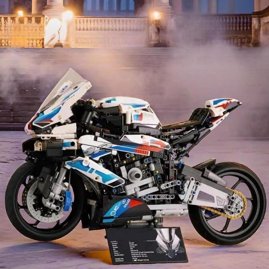 ⚡COD⚡M1000RR Motorcycle Building Block Toy Ornaments M1000RR Technic ...