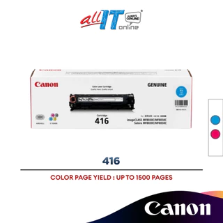 Canon 416 Toner Cartridge (Cyan/Magenta)