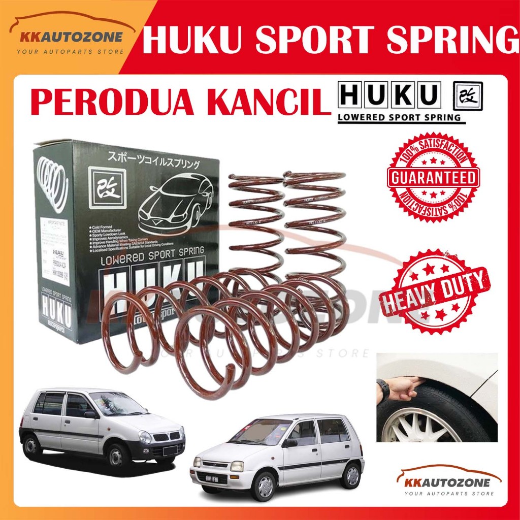 100% ORIGINAL Perodua Kancil Huku Heavy Duty Lowered Sport Spring ...