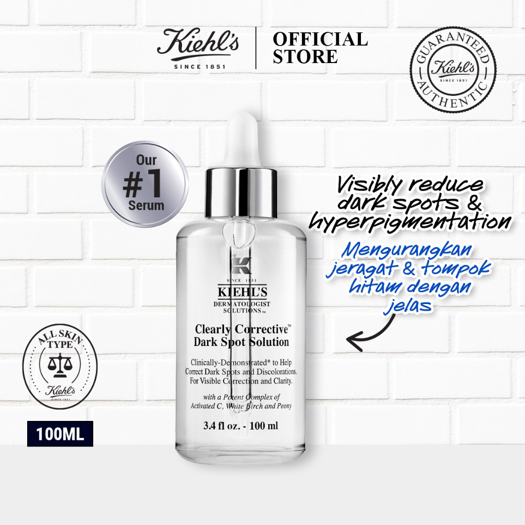 Kiehl's Clearly Corrective Dark Spot Solution Serum Reduce ...