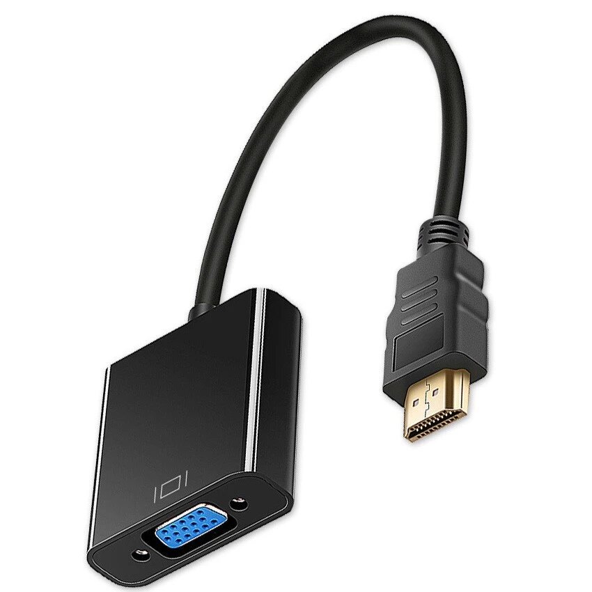 1080P HDMI to VGA Video Converter Adapter Cable | Shopee Malaysia