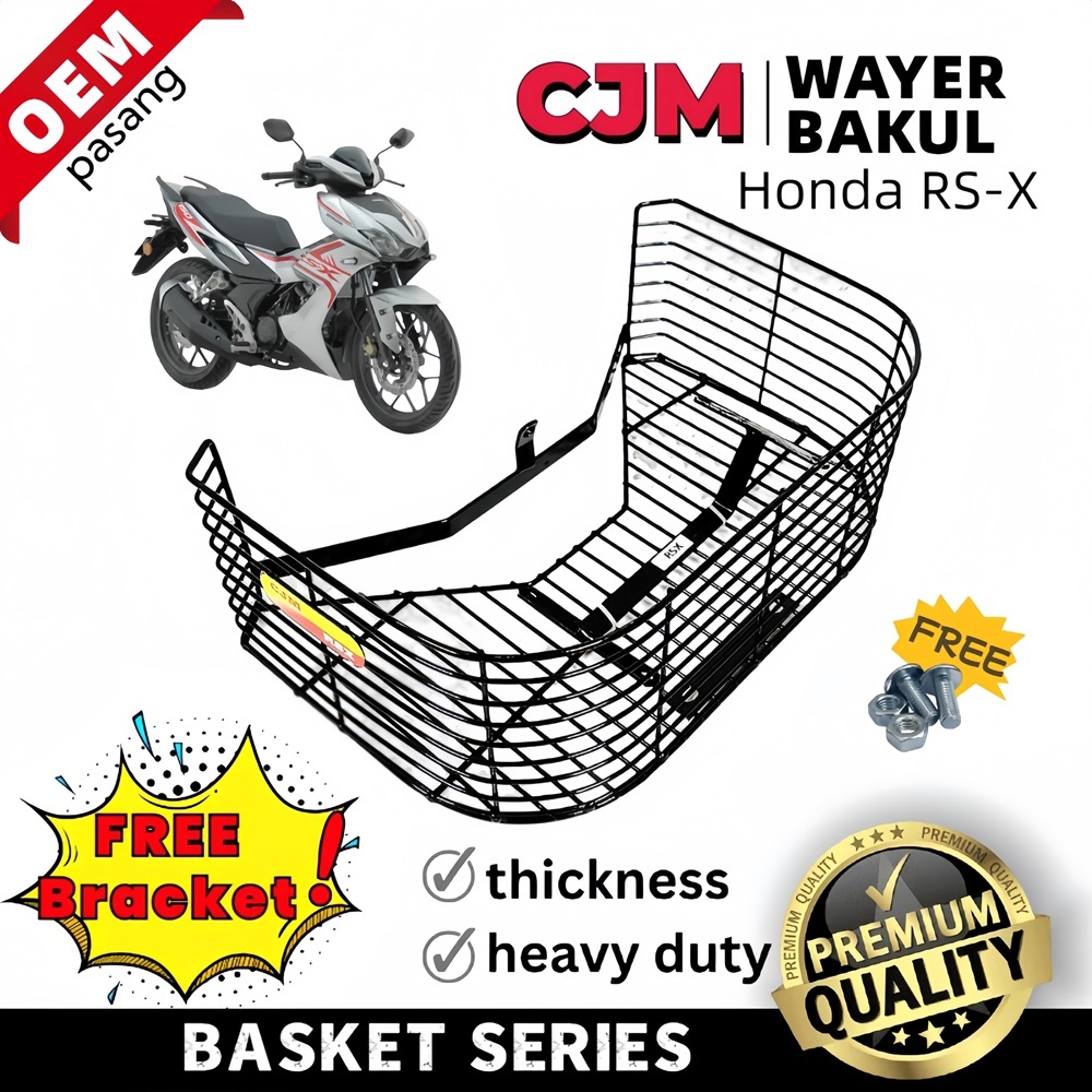 RAGA BESI HONDA RS-X RSX150 RSX 150CC WINNER X 2021>2024 BAKUL CJM ...