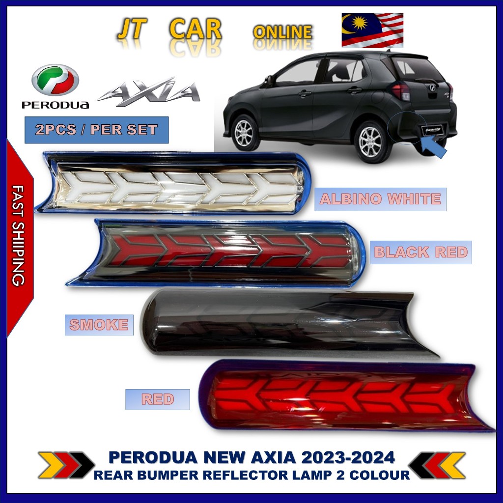 Perodua Axia 2023-2024 Dynamic Rear Bumper Reflector With Signal ...