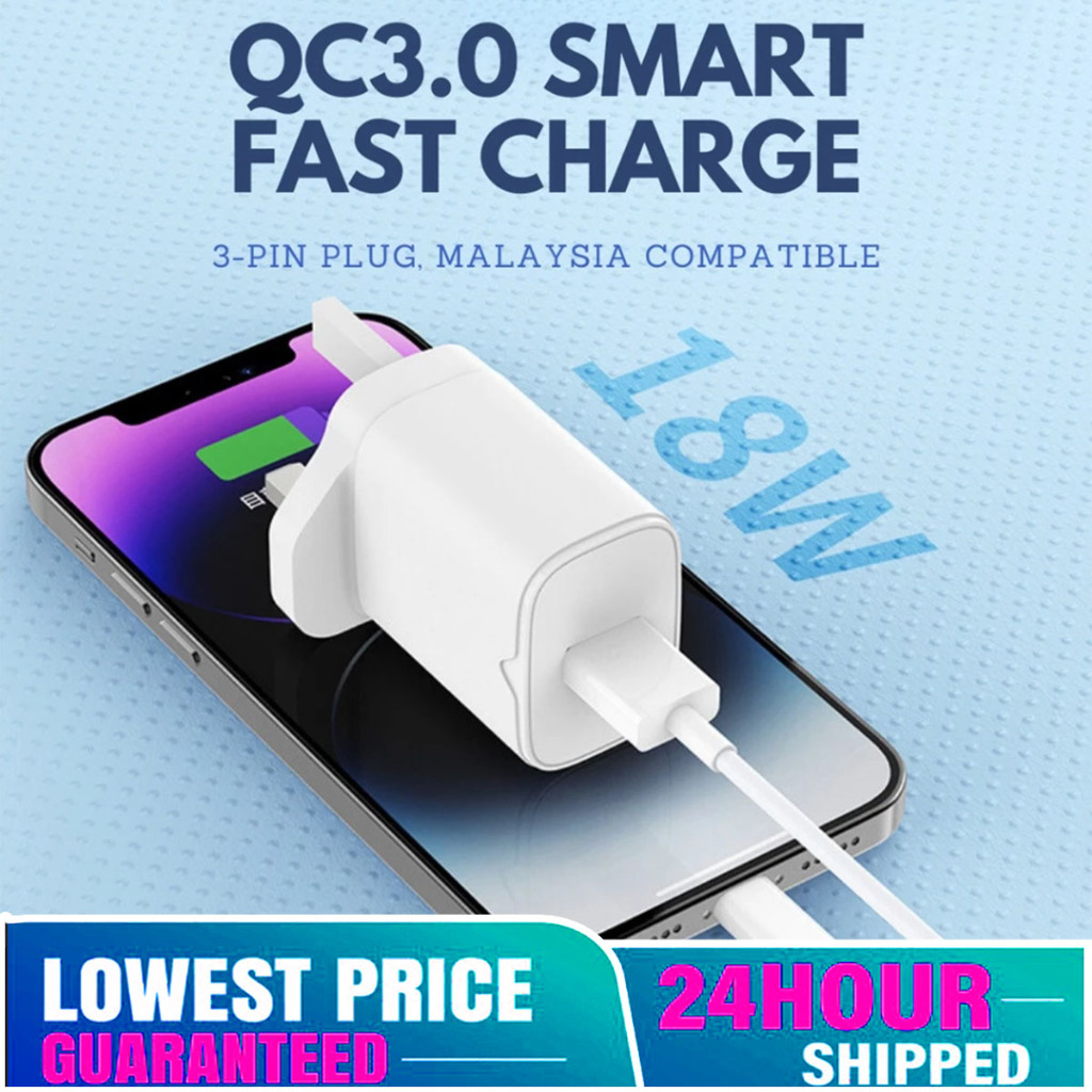 Remax Charger 18W Kepala Charger Fast Charging Charger Type C Fast ...