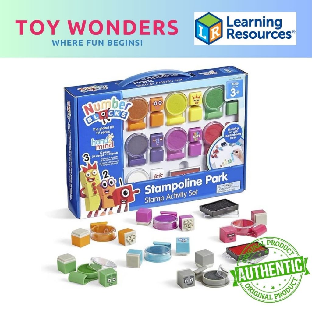 Learning Resources Numberblocks Stampoline Park Stamp Activity Set by ...