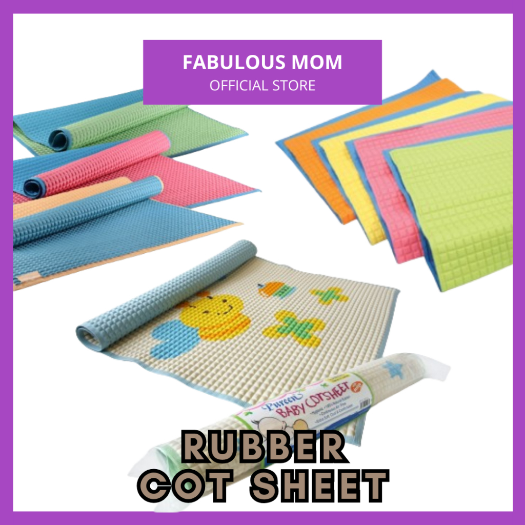 PUREEN/BABYLOVE] Air Filled Rubber Cot Sheet Changing Baby Mat for