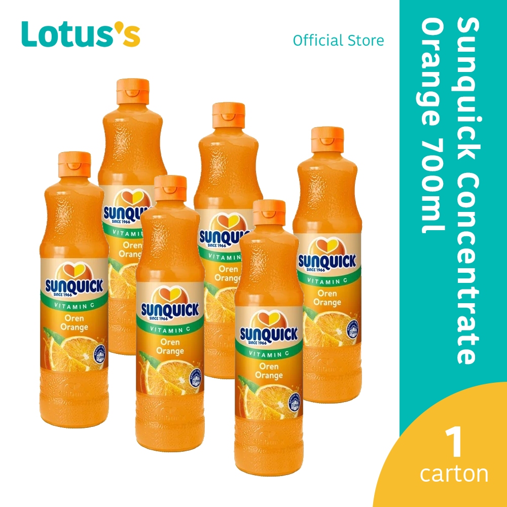 Sunquick Concentrate Orange 700ml x 6 bottles (1 Carton) | Shopee Malaysia