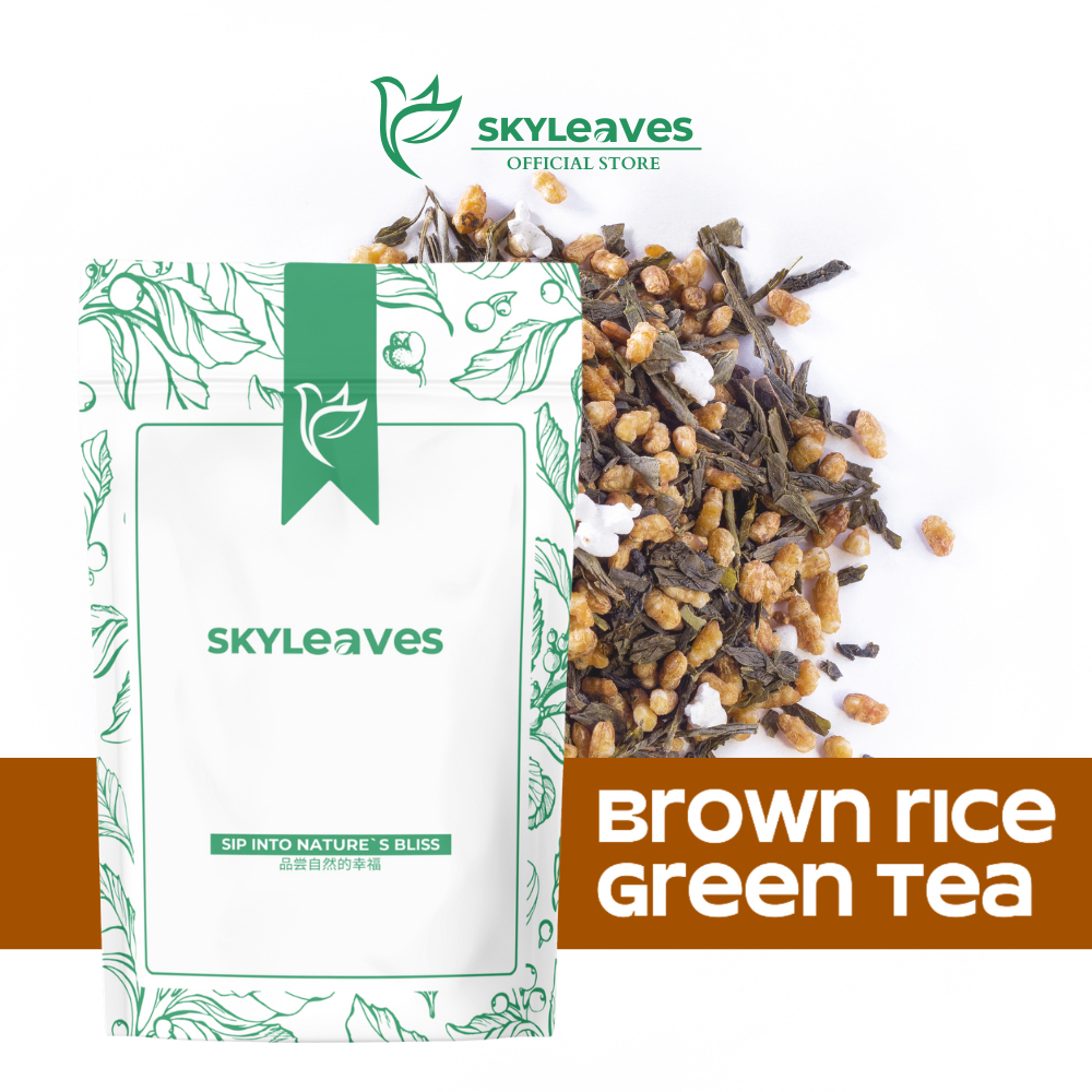 Skyleaves Brown Rice Green Tea 3g x 15 玄米茶 3克 x 15 Genmaicha 3g x 15 ...