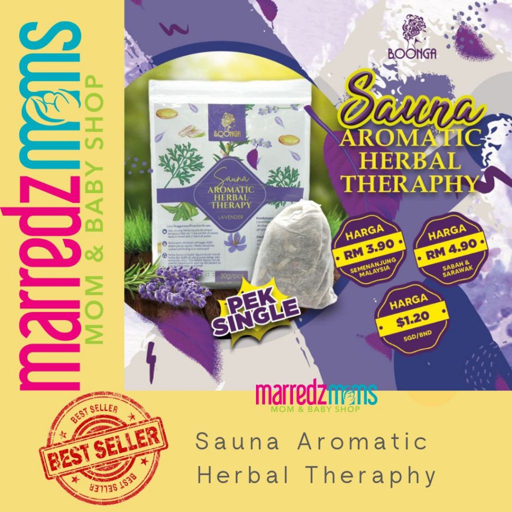 BOONGA Sauna Aromatic Herbal Therapy - Mandian herba Boonga Lavender ...