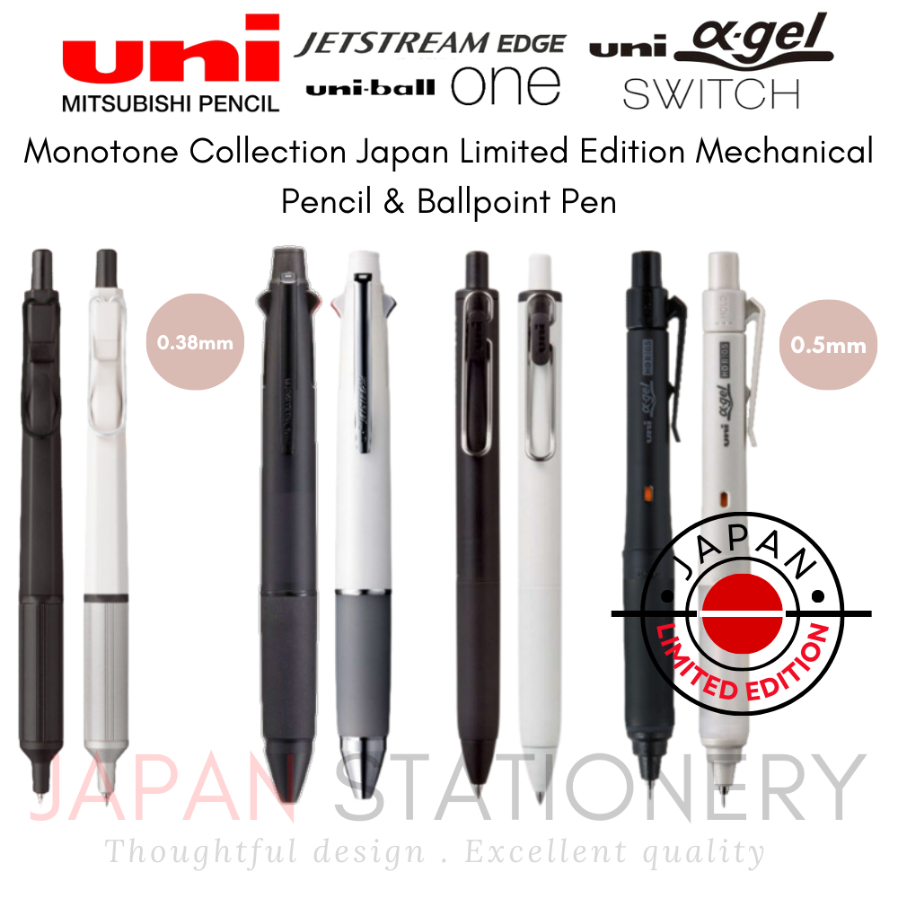 Uni Mitsubishi Monotone Collection Japan Limited Edition Mechanical ...