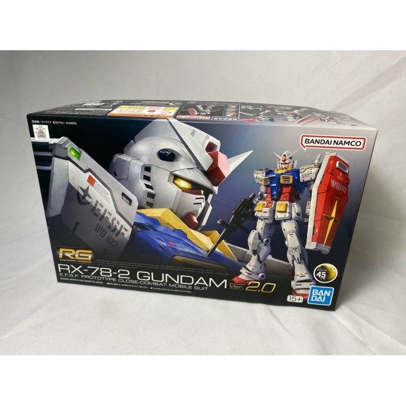Bandai RG RX-78-2 Gundam Ver.2.0(first batch stock) | Shopee Malaysia