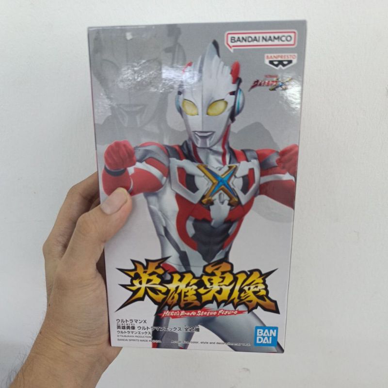 Mô Hình Lắp Sẵn Figure Ultraman Ribut Hero's Brave Statue Bandai Banpresto I.127174447