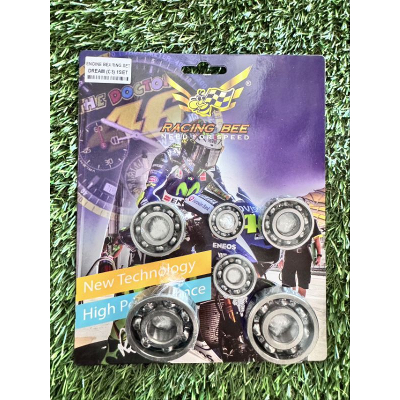 ENJIN BEARING FULL SET RACING BEE (C3) EX5 DREAM KRISS 100 BONUS 110 ...