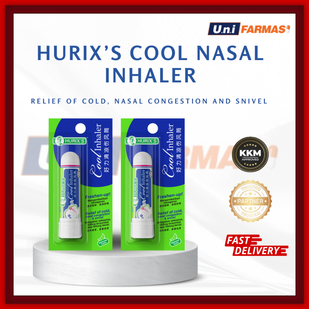 HURIX'S COOL NASAL INHALER 2ML | Shopee Malaysia