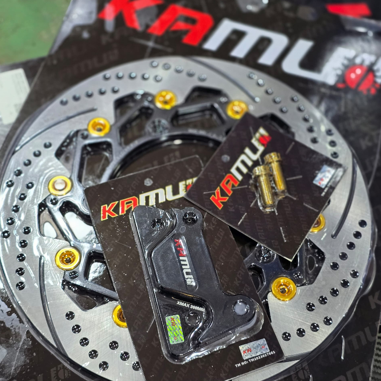 KAMUI ORIGINAL YAMAHA XMAX250/300 V1/V2 FLOATING BRAKE DISC FRONT 298mm ...