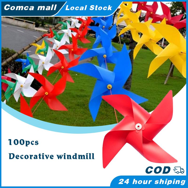 100pcs Color Plastic Windmill 30m Wire Rope Accessories / Outdoor ...