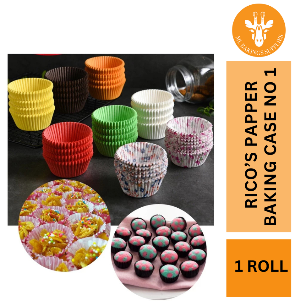 [READY STOCK] Rico's Paper Baking Cups Size No. 1 / 1000 Pcs / 500 Pcs ...